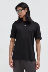 Hugo tricou din bumbac barbati, culoarea negru, cu imprimeu 9BYX-TSM183_99X