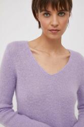 Benetton pulover din amestec de lana femei, culoarea violet, light 9BYX-SWD0T3_45X