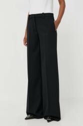 Pinko pantaloni din lana culoarea negru, drept, high waist 9BYX-SPD0R8_99X