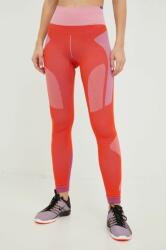 adidas by Stella McCartney leggins de antrenament femei, culoarea portocaliu, modelator PPYY-LGD0J7_32X