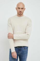 Calvin Klein pulover de bumbac culoarea bej PPYX-SWM053_80X