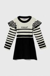 Pinko Up rochie fete culoarea negru, mini, evazati 9BYX-SUG0CD_99X