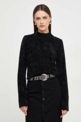 ANSWEAR pulover femei, culoarea negru, light, cu turtleneck BMYX-BDD04T_99X