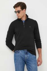 Tommy Hilfiger pulover bărbați, culoarea negru, light MW0MW25352 9BYX-SWM00J_99X