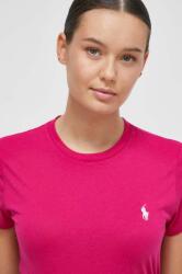 Ralph Lauren tricou din bumbac culoarea roz 211898698 PPYX-TSD07G_30A