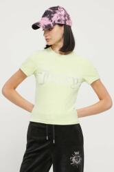 Juicy Couture tricou femei, culoarea verde 9BYX-TSD0OE_70X