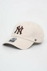 47 brand 47brand sapca MLB New York Yankees culoarea bej, cu imprimeu 99KK-CAU1WS_08X