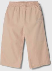 GUESS pantaloni copii culoarea roz, neted 9BYX-SPG00M_03X