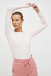 Roxy longsleeve de yoga Naturally Active culoarea roz, cu spate descoperit 9BYX-BUD017_03X