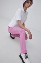 adidas Originals Pantaloni HF6771 femei, culoarea roz, cu imprimeu 9BY8-SPD0J9_30X