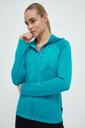 Viking bluza femei, culoarea turcoaz, cu glugă, neted 9BY8-BLD0A9_66X