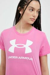 Under Armour tricou femei, culoarea roz PPY8-TSD16W_30D