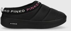 Pinko papuci de casa Garland culoarea negru, 101625 A12N Z99 9BYX-OBD1WO_99X