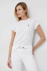 Ralph Lauren tricou din bumbac culoarea alb 211898698 PPYX-TSD07G_00X