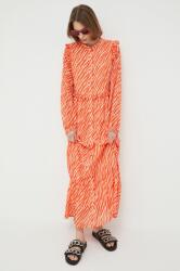 Notes du Nord rochie culoarea portocaliu, maxi, oversize PPYX-SUD098_22X