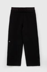Guess pantaloni de trening pentru copii culoarea negru, neted 9BYX-SPG00K_99X