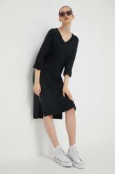Roxy rochie culoarea negru, mini, oversize 9BYX-SUD0E3_99X