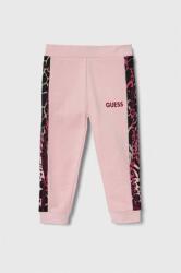 Guess pantaloni de trening din bumbac pentru copii culoarea roz, modelator 9BYX-SPG045_30X