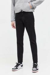 Abercrombie & Fitch jeansi barbati, culoarea negru 9BYX-SJM0CY_99X