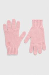 United Colors of Benetton manusi de lana pentru copii culoarea roz 9BYX-REG00G_30X