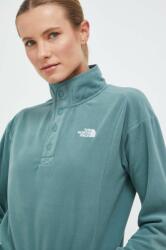 The North Face hanorac Homesafe Snap Neck culoarea verde, neted 9BYX-BLD0F7_96X
