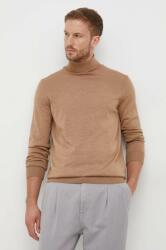 JOOP! pulover de lana barbati, culoarea maro, light, cu guler 9BYY-SWM0OY_98X