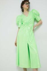 Rotate rochie culoarea verde, midi, evazati PPYX-SUD28S_77X