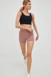 JOYINME pantaloni scurți de yoga Rise femei, culoarea roz, neted, medium waist MBYY-SZD00O_30X