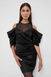 KARL LAGERFELD rochie culoarea negru, mini, mulata 9BYX-SUD1HD_99X