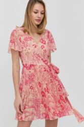 REDValentino rochie culoarea roz, mini, evazati PPYY-SUD1SK_42X