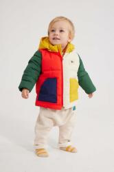 Bobo Choses pantaloni de trening din bumbac pentru bebeluși culoarea bej, cu imprimeu 9BYX-SPK08N_08X