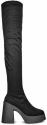 Altercore cizme Daphne Faux Suede femei, culoarea negru, cu platforma MBYY-OBD01I_99X