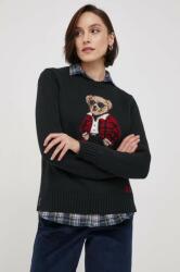 Ralph Lauren pulover de bumbac culoarea negru 9BYX-SWD18J_99X