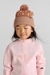 Reima șapcă de lână pentru copii Kuurassa culoarea maro, de lana 9BYX-CAK06J_82X