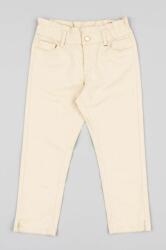 Zippy pantaloni copii culoarea bej, neted 9BYX-SPB05E_02X