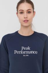 Peak Performance Bluză femei, culoarea albastru marin, cu imprimeu 9BY8-BLD15P_59X