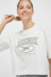 Reebok Classic tricou din bumbac culoarea gri 9BYX-TSD18B_09X