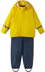 Reima jachetă și pantaloni pentru copii culoarea galben PPYX-KUK02Y_11X