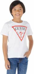 GUESS Tricou de bumbac pentru copii culoarea alb, cu imprimeu 9BY8-TSB00C_00X