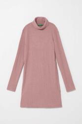 United Colors of Benetton rochie fete culoarea roz, mini, evazati 9BYX-SUG0D9_03X