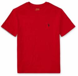 Ralph Lauren tricou de bumbac pentru copii culoarea rosu, neted 9BYY-TSB03N_33X