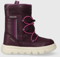 Geox cizme de iarna copii culoarea violet 9BYX-OBK0T7_45X