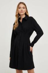 ANSWEAR rochie culoarea negru, mini, evazati BMYX-SUD0DE_99X