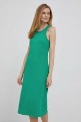 GAP rochie culoarea verde, midi, mulata PPYX-SUD2TF_77X