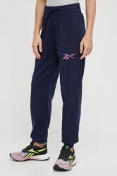 Reebok pantaloni de trening MODERN SAFARI culoarea albastru marin, cu imprimeu 9BYX-SPD0WL_59X