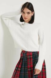 Hollister Co Hollister Co. pulover femei, culoarea alb 9BYX-SWD043_00X