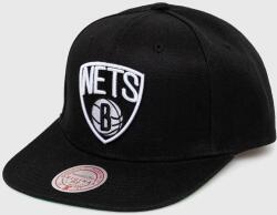 Mitchell&Ness sapca BROOKLYN NETS culoarea negru, cu imprimeu 9BYX-CAU0CE_99X (HHSS6044.BNEYYPPPBLC)