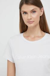 Calvin Klein Jeans tricou din bumbac culoarea gri 9BYY-TSD14D_09A
