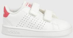 adidas sneakers pentru copii ADVANTAGE culoarea alb 9BYX-OBK028_00X