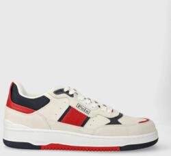 Ralph Lauren sneakers din piele intoarsă Masters Sprt culoarea alb, 809913399003 9BYX-OBM0WS_00X